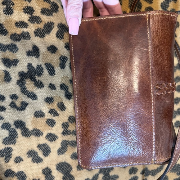 Patricia Nash Brown Leather Crossbody Bag - Picture 3 of 12